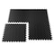 Stalwart EVA Foam Mat Tiles, 16 SQ FT Interlocking Padding for Garage, Playroom, Gym Flooring Black, 4PK 75-6402 - alternate 4